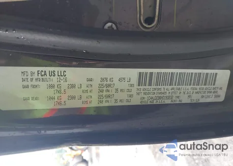 2017 Jeep Compass High Altitude 4X4 from USA, damaged, VIN 1C4NJDEB6HD193232